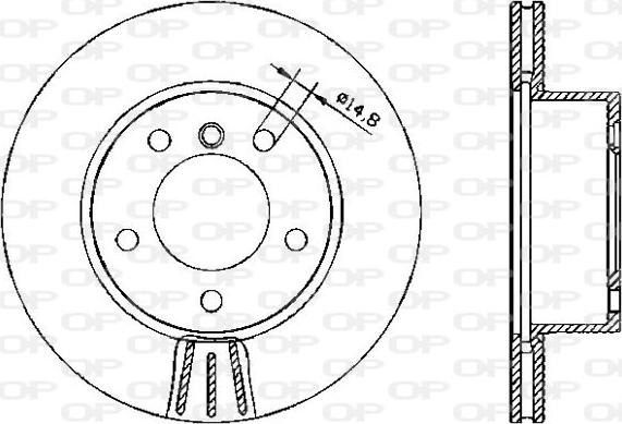 Open Parts BDA2328.20 - Əyləc Diski furqanavto.az