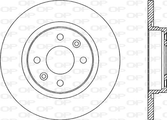 Open Parts BDA2322.10 - Əyləc Diski furqanavto.az