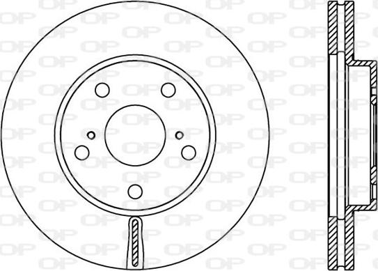 Open Parts BDA2377.20 - Əyləc Diski furqanavto.az