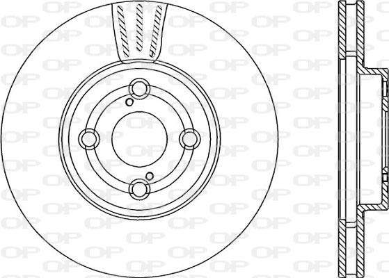 Open Parts BDA2290.20 - Əyləc Diski furqanavto.az