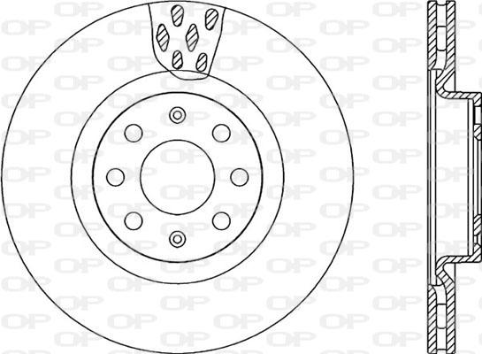 Open Parts BDA2259.20 - Əyləc Diski furqanavto.az