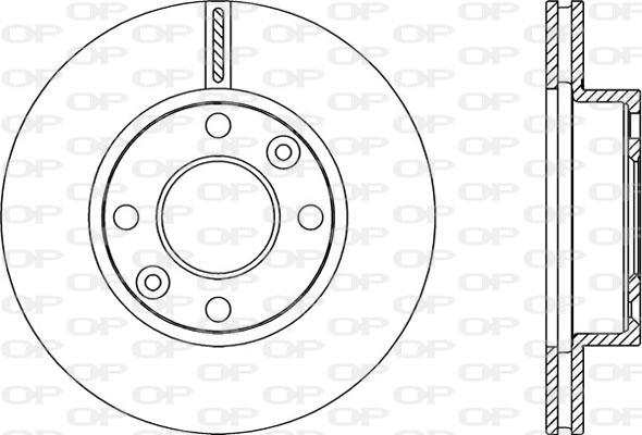 Open Parts BDA2250.20 - Əyləc Diski furqanavto.az