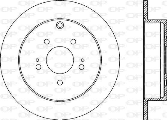 Open Parts BDA2262.10 - Əyləc Diski furqanavto.az