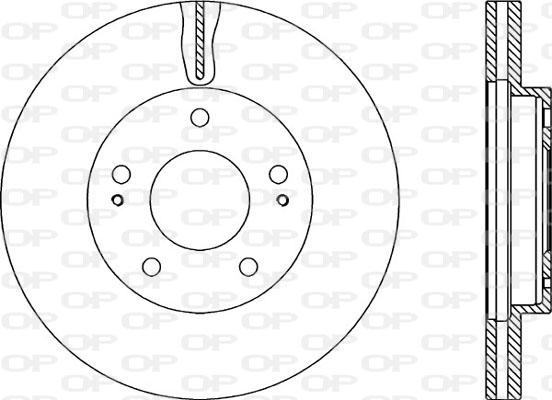 Open Parts BDA2205.20 - Əyləc Diski furqanavto.az