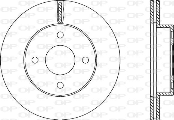 Open Parts BDA2216.20 - Əyləc Diski furqanavto.az