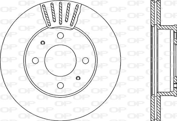 Open Parts BDA2289.20 - Əyləc Diski furqanavto.az