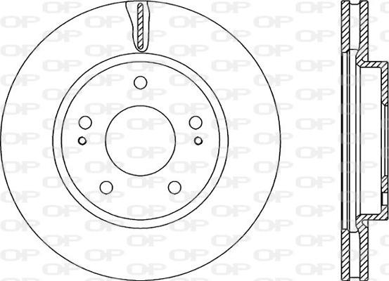 Open Parts BDA2237.20 - Əyləc Diski furqanavto.az