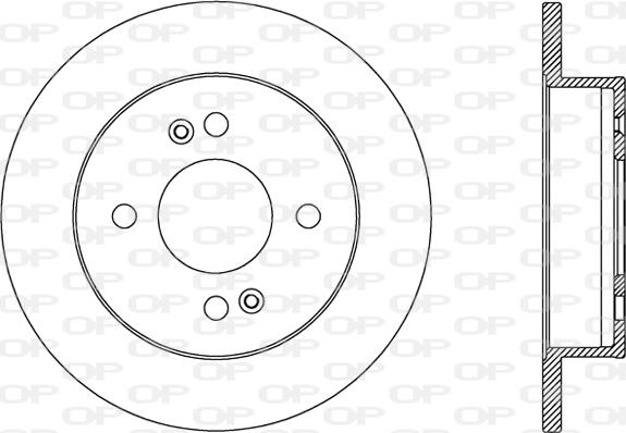 Open Parts BDA2792.10 - Əyləc Diski furqanavto.az