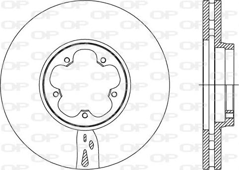 Open Parts BDA2736.20 - Əyləc Diski furqanavto.az