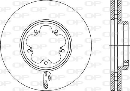 Open Parts BDA2738.20 - Əyləc Diski furqanavto.az