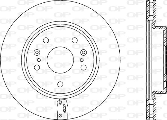 Open Parts BDA2774.20 - Əyləc Diski furqanavto.az