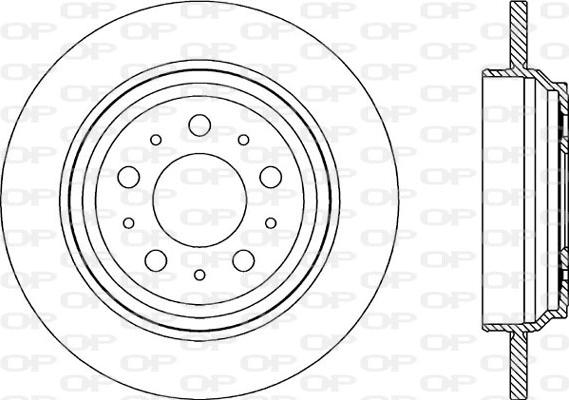 Open Parts BDR1964.10 - Əyləc Diski furqanavto.az