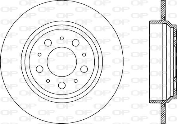 Open Parts BDR1963.10 - Əyləc Diski furqanavto.az