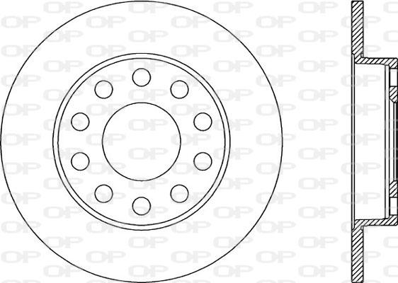 Open Parts BDR1939.10 - Əyləc Diski furqanavto.az