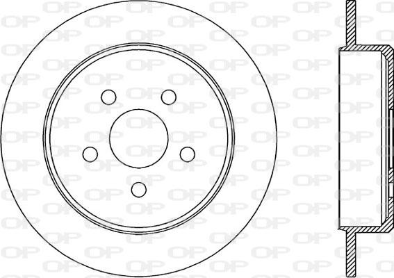 Open Parts BDR1971.10 - Əyləc Diski furqanavto.az