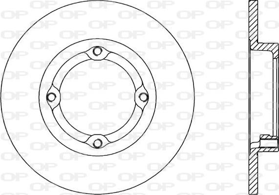 Open Parts BDR1497.10 - Əyləc Diski furqanavto.az