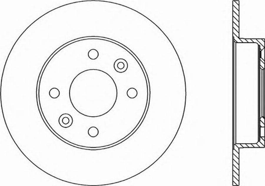 Open Parts BDR1447.10 - Əyləc Diski furqanavto.az