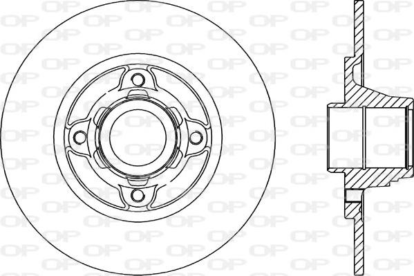 Open Parts BDR1460.10 - Əyləc Diski furqanavto.az