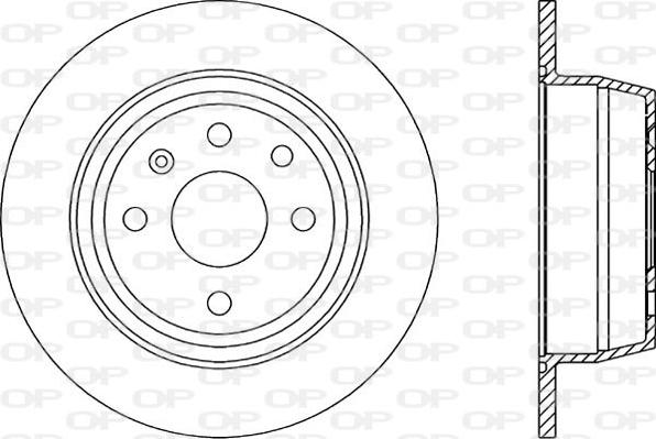 Open Parts BDR1416.10 - Əyləc Diski furqanavto.az