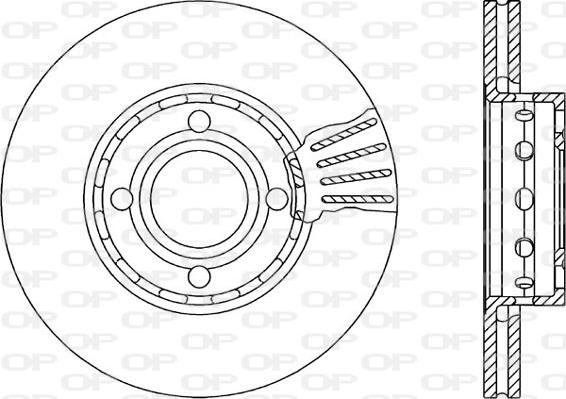 Open Parts BDR1040.20 - Əyləc Diski furqanavto.az