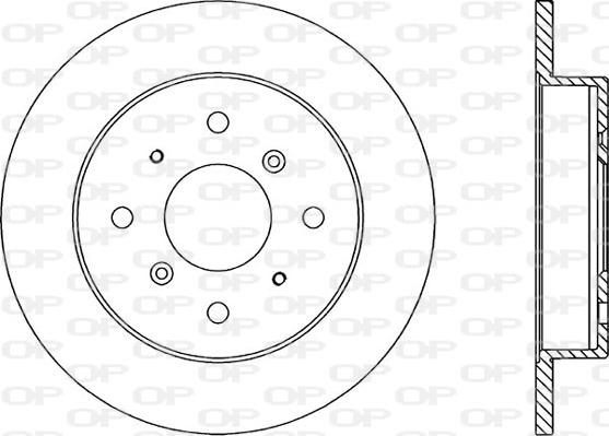 Open Parts BDR1056.10 - Əyləc Diski furqanavto.az