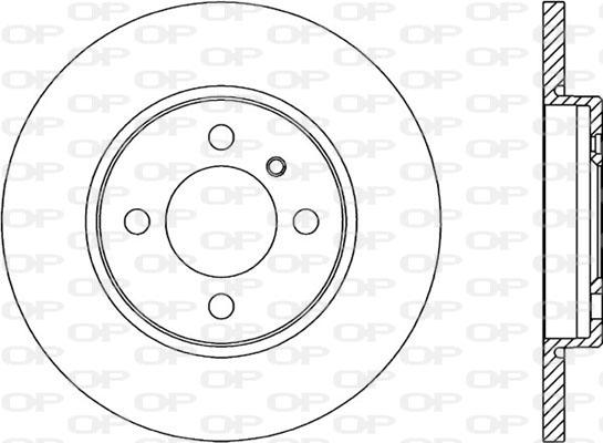 Open Parts BDR1080.10 - Əyləc Diski furqanavto.az