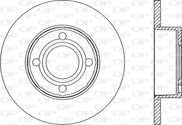 Open Parts BDR1035.10 - Əyləc Diski furqanavto.az