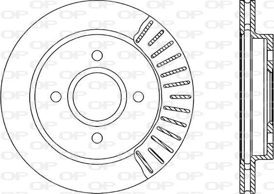 Open Parts BDR1185.20 - Əyləc Diski furqanavto.az