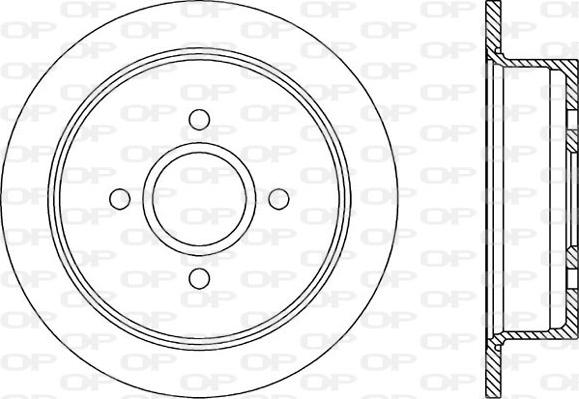 Open Parts BDR1187.10 - Əyləc Diski furqanavto.az