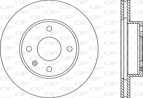 Open Parts BDR1170.20 - Əyləc Diski furqanavto.az