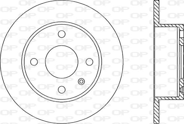 Open Parts BDR1171.10 - Əyləc Diski furqanavto.az