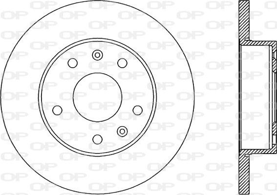 Open Parts BDR1853.10 - Əyləc Diski furqanavto.az