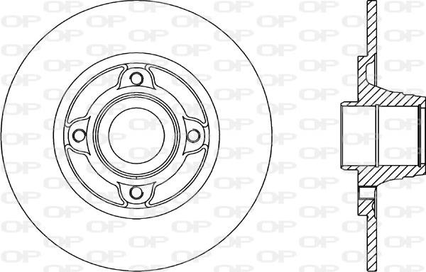 Open Parts BDR1812.10 - Əyləc Diski furqanavto.az