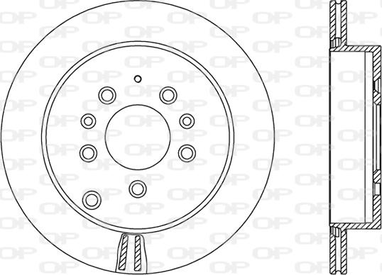 Open Parts BDR2492.20 - Əyləc Diski furqanavto.az