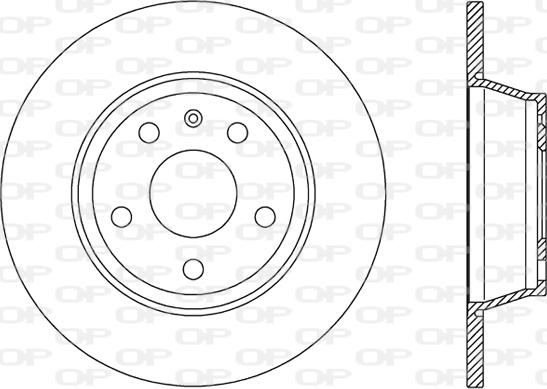 Open Parts BDR2449.10 - Əyləc Diski furqanavto.az