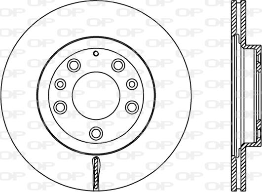 Open Parts BDR2450.20 - Əyləc Diski furqanavto.az