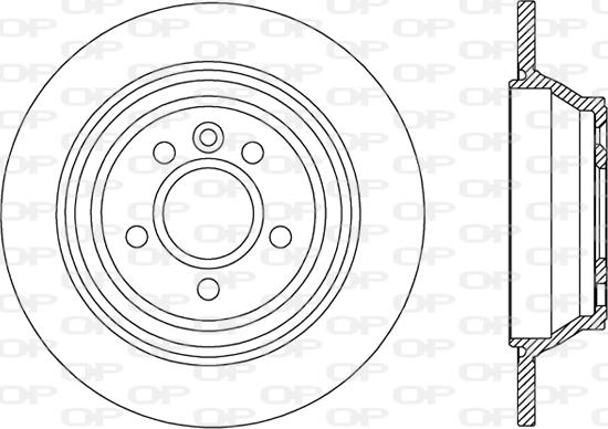 Open Parts BDR2457.10 - Əyləc Diski furqanavto.az