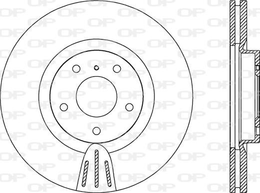 Open Parts BDR2400.20 - Əyləc Diski furqanavto.az