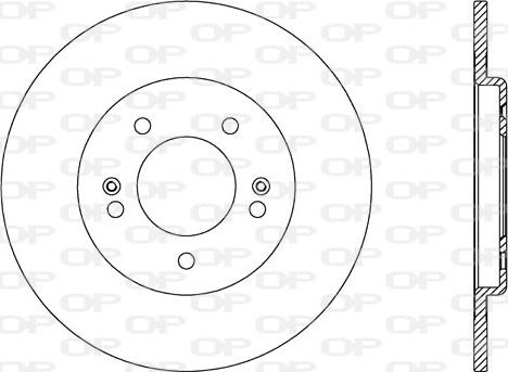 Open Parts BDR2608.10 - Əyləc Diski furqanavto.az