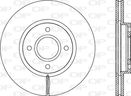 Open Parts BDR2688.20 - Əyləc Diski furqanavto.az