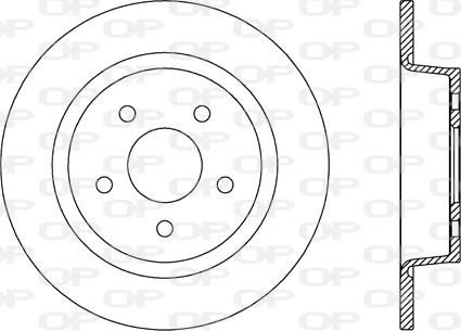 Open Parts BDR2635.10 - Əyləc Diski furqanavto.az