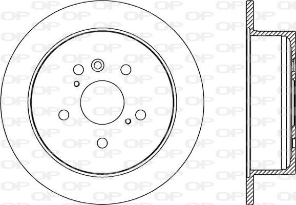 Open Parts BDR2049.10 - Əyləc Diski furqanavto.az