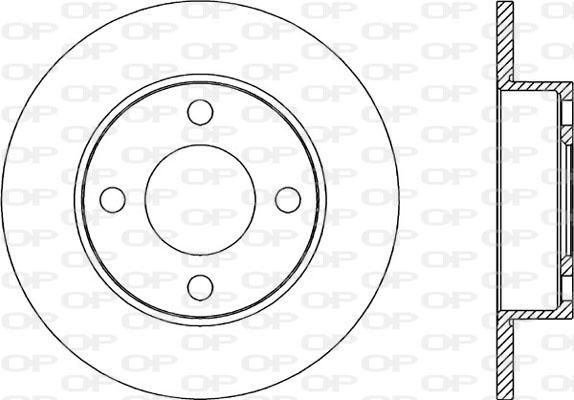 Open Parts BDR2045.10 - Əyləc Diski furqanavto.az