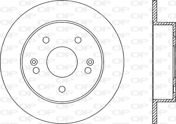 Open Parts BDR2018.10 - Əyləc Diski furqanavto.az