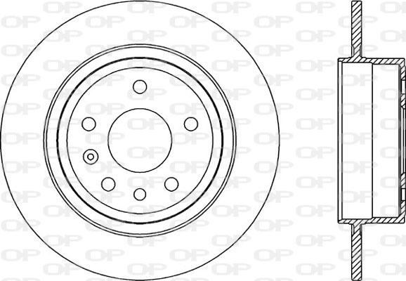 Open Parts BDR2035.10 - Əyləc Diski furqanavto.az