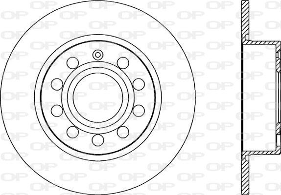 Open Parts BDR2028.10 - Əyləc Diski furqanavto.az