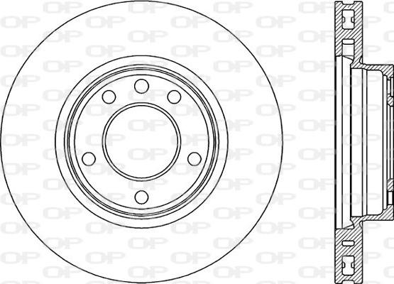 Open Parts BDR2300.20 - Əyləc Diski furqanavto.az