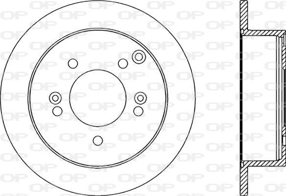 Open Parts BDR2182.10 - Əyləc Diski furqanavto.az