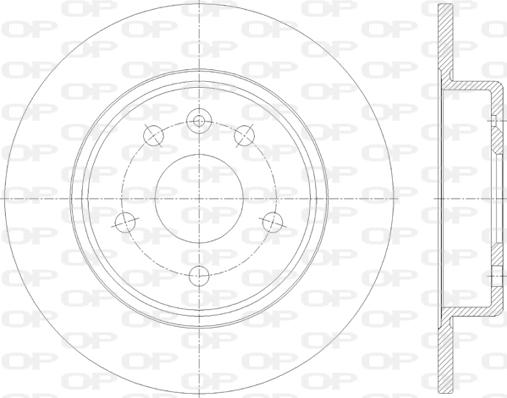 Open Parts BDR2815.10 - Əyləc Diski furqanavto.az