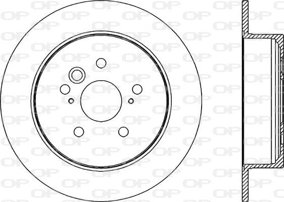 Open Parts BDR2313.10 - Əyləc Diski furqanavto.az